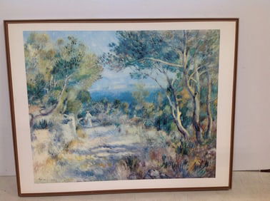 Framed 1992 artwork (22.5in.x28in.)