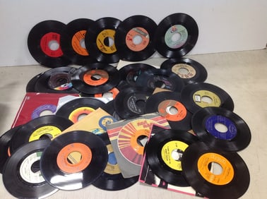Vintage rock 45's