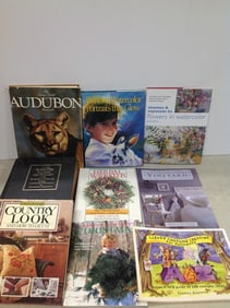 Various books(Country Look, The Living world of Audubon Mammals, and more)
