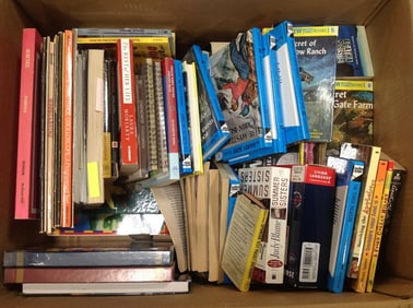 Various books(Judy Blume, The Rest of her Life, Woodcarving, and more)