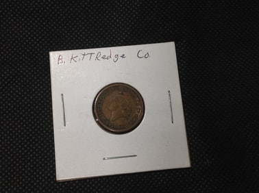 B.Kitrredge Co. civil war token