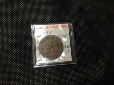1863 civil war token