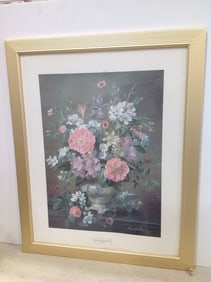 Framed Blossom, Iris, and Peonies art print by Albert Williams(25.5in.x31.5in.)