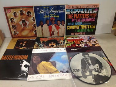 Vintage records(Carl Perkins, Mick Jagger, The Imperials, and more)