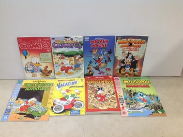 Walt Disney comics(Uncle Scrooge Adventures, Mickey Mouse, and more)