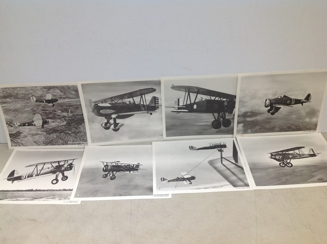 Vintage official US Air Force 8x10 military photos(Boeing P-26, Curtis Hawk, and more): Vintage official US Air Force 8x10 military photos(Boeing P-26, Curtis Hawk, and more)