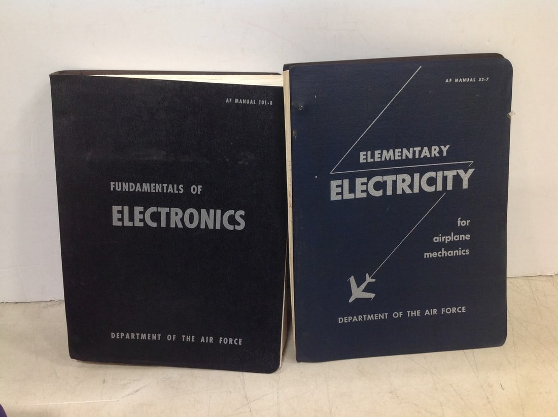 1950's Vintage US Air Force electronics and elementary electricity manuals (1 of 1)
