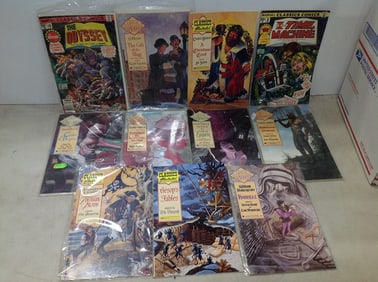 Various comics/graphic novels(The Odyssey, Aesop's Fables, and more)