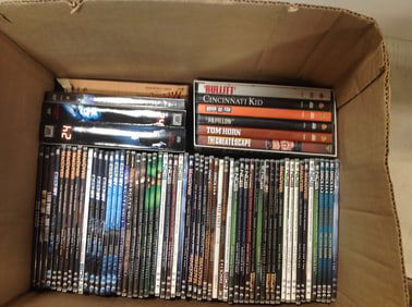 Various DVD's(Tom Horn, The Great Escape, The Cincinatti Kid, and more)