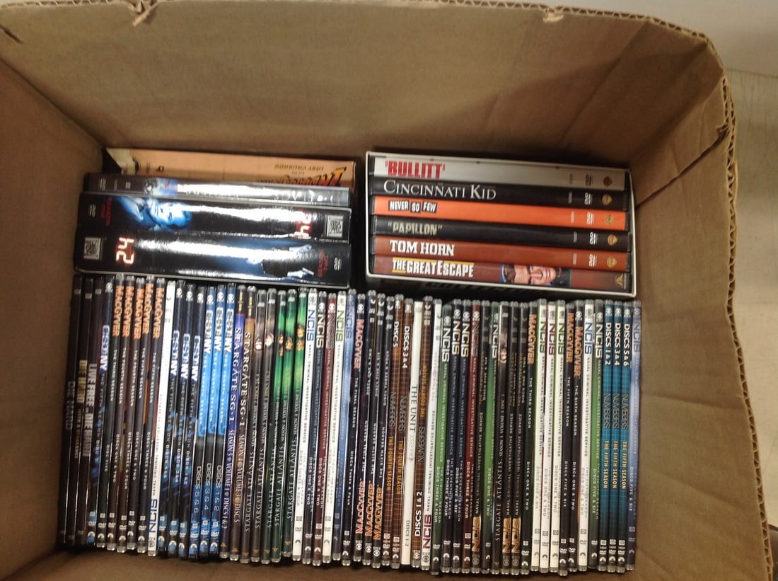 Various DVD's(Tom Horn, The Great Escape, The Cincinatti Kid, and more): Various DVD's(Tom Horn, The Great Escape, The Cincinatti Kid, and more)