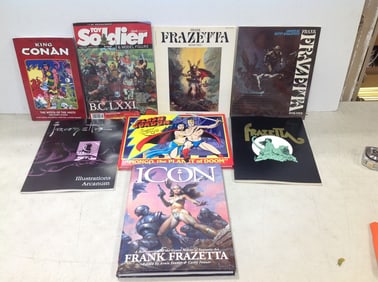 Various comic books/graphic novels(Cona, Toy Soldier, and more)