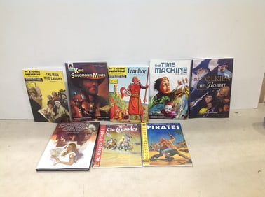 Graphic novels/comics(Dorian Gray, The Crusades, Ivanhoe, and more)