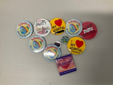 Lot of various buttons