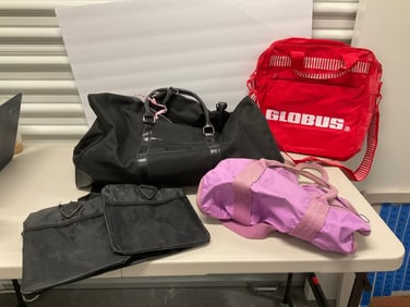 Lot of travel bags