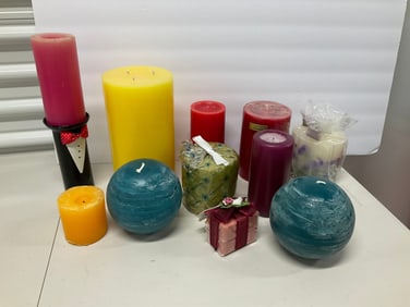 large amount of various size candles