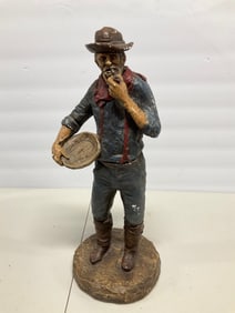 Prospector statue 14in