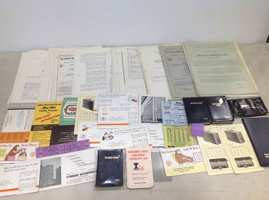 Vintage Ephemera(central railroad of New Jersey documents, vintage advertising, and more)