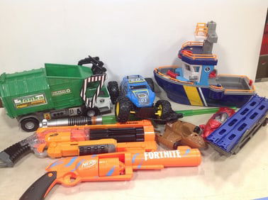Fortnite Nerf gun, lightsaber toy, Vagabond Nerf gun, and more