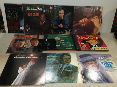 Vintage Records (Tom Paxton, Frank Sinatra, Bob Carey, and more)