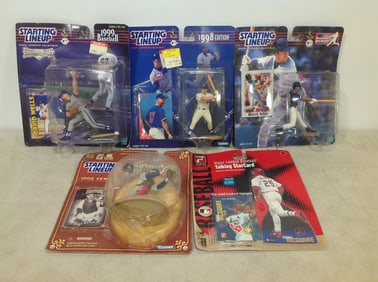 Various MLB Figurines - Derek Jeter, Mark Grace, David Wells, and more (Starting Lineup, etc)