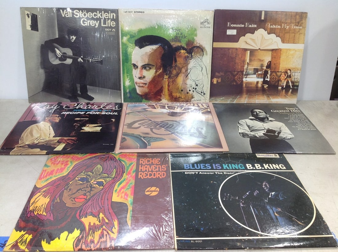 Vintage Records (Bonnie Raitt, Richie Havens, Ray Charles, and more): Vintage Records (Bonnie Raitt, Richie Havens, Ray Charles, and more)