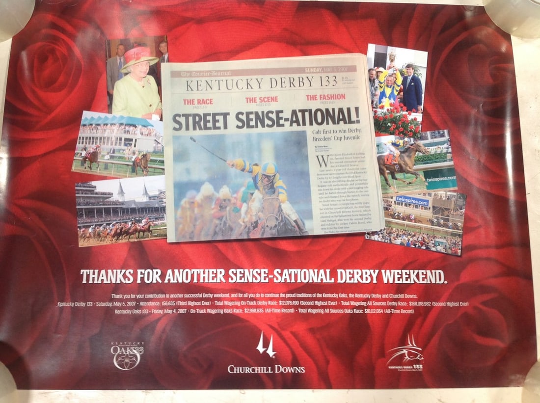 2007 Kentuck Derby Poster Print(18inx24in): 2007 Kentuck Derby Poster Print(18inx24in)