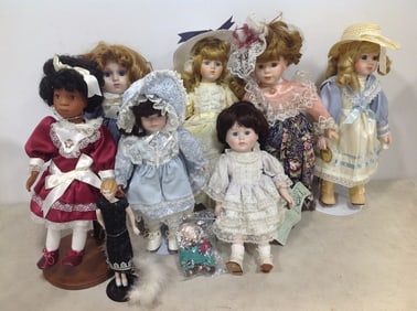 Various Ceramic Dolls (Dynasty, Kingstate, and more)