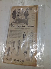 Vintage advertising(10.75in.x21.75in.)