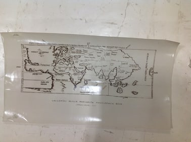 Strassburg vintage map print(10in.x18in.)