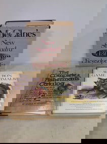 Fishing/hunting books(McClane's New Standard Fishing encyclopedia, The Complete Fisherman's catalog,