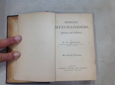 1858 Modern Breech-Loaders hardcover book