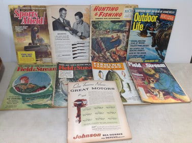 Vintage hunting magazines(Hunting & Fishing, Outdoor Life, and more)