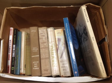 Various books(The Book of Rifles, Fishing with Lee Wulff, Another Look, and more)