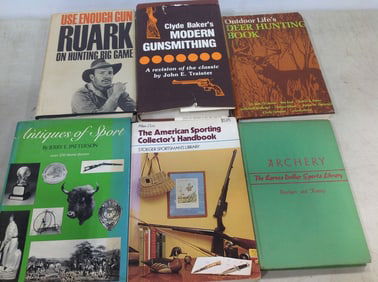 Various hunting books(Archery, Deer Hunting book, Antiques of Sport, and more)