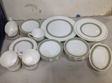 Rondelay english fine bone china plates, cups(3in.tall), and more