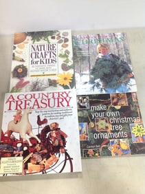 Various books/magazines(Nature Crafts for Kids,