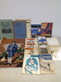 Vintage books/booklets and handmade artwork(14in.x19in.)