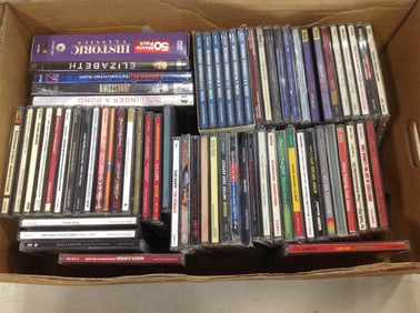 Various CD's/DVD's(Jonestown, Elizabeth, Christina Milian, and more)