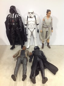 Various Star Wars figures