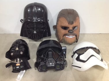 Star Wars masks(Chewbacca, Darth Vader, and more)