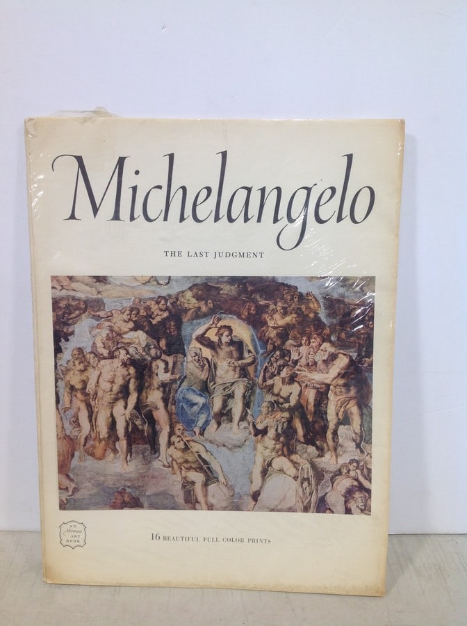 An Abrams art book Michelangelo the Last Judgement(16 beautiful color prints) (1 of 1)