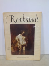 An Abrams art book Rembrandt(16 beautiful color prints)