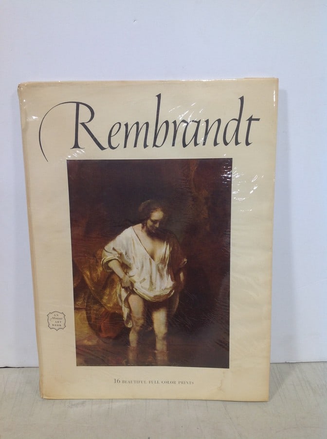 An Abrams art book Rembrandt(16 beautiful color prints) (1 of 1)