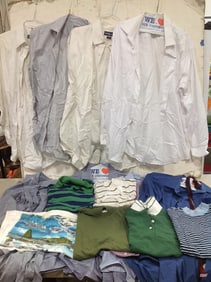 Dress shirts and tshirts(various sizes)