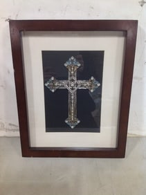 Framed cross(12in.x14.5in.)