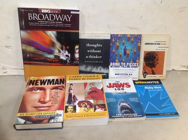 Various books(Paul Newman, The Jaws Log, and more)