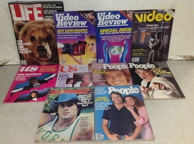 Various magazines(Video Review, Life, People, and more)