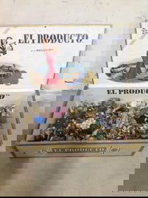 Costume jewelry in in El Producto cigar box