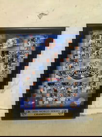 2009 World Series Champions wall plaque(10.5in.x13in.)