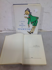 Vintage books(The Apocrypha and Pinnochio)